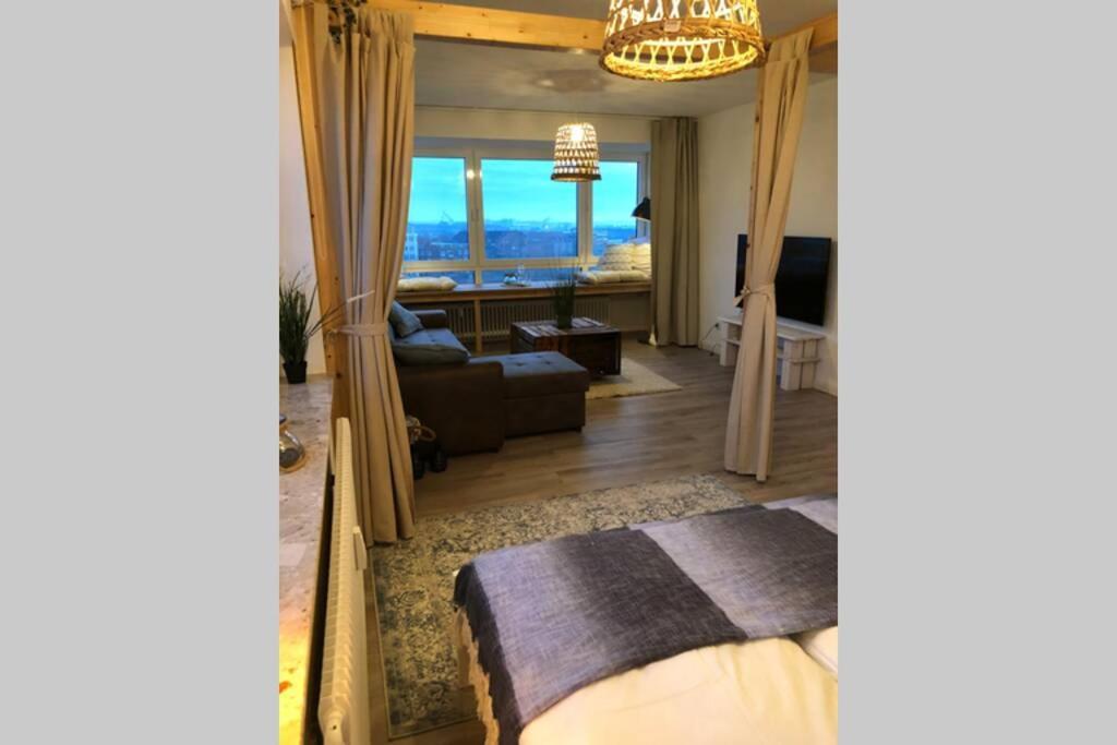 Yachtpanorama Weser Und Yachthafenblick 1 Zi 7Og بريمرهافن المظهر الخارجي الصورة