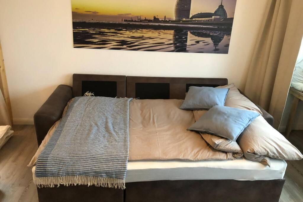 Yachtpanorama Weser Und Yachthafenblick 1 Zi 7Og بريمرهافن المظهر الخارجي الصورة