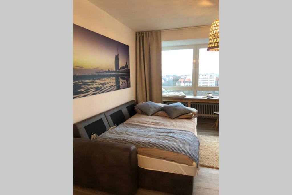 Yachtpanorama Weser Und Yachthafenblick 1 Zi 7Og بريمرهافن المظهر الخارجي الصورة